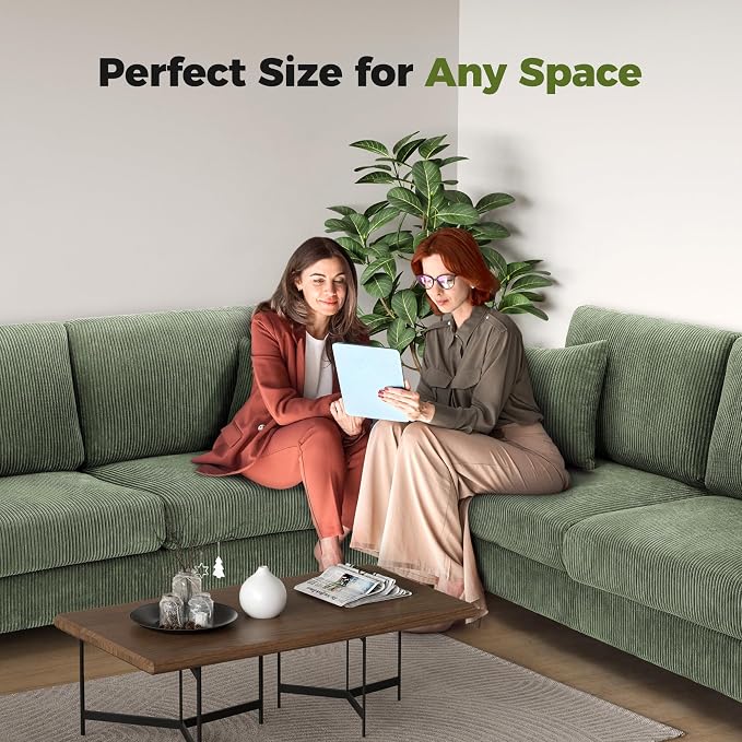 Kidirect 70in U Shaped Couch, Modular Sofa No Tool Assembly, Comfy Sectional - Image 9