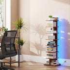 TUTOTAK Narrow Bookshelf, 8-Tier Bookcase - Image 6