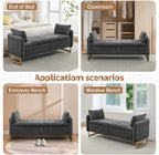 66" King Size End of Bed Storage Bench, Storage Benches - Image 7