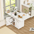 Folding Dining Table for 4-6 by Unknown