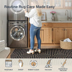 Lahome 3x5 Easy Jute Rugs for Entryway, Non Slip Stain Resistant Front Door - Image 5