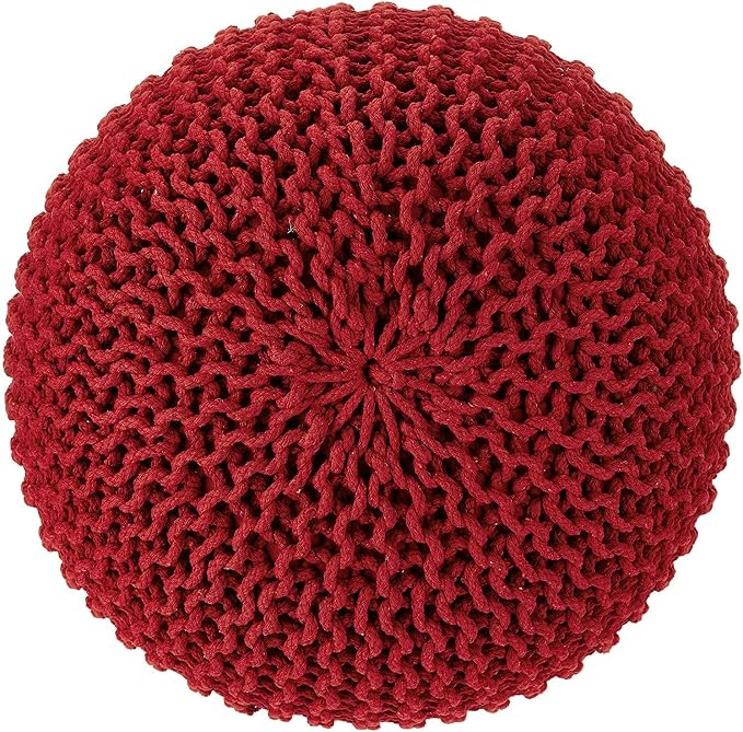 · REDEARTH · Round Pouf Ottoman - Image 4
