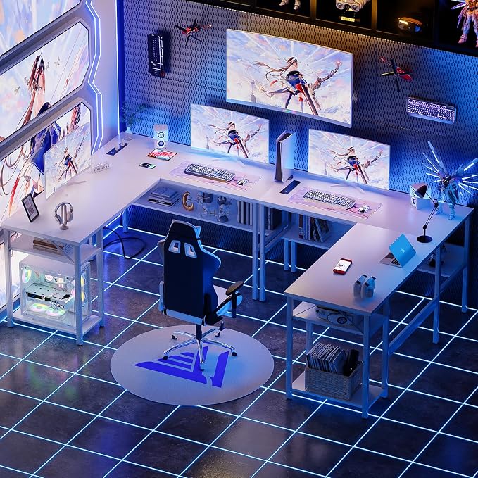 Unikito Reversible L Shaped Computer Desk - Image 8