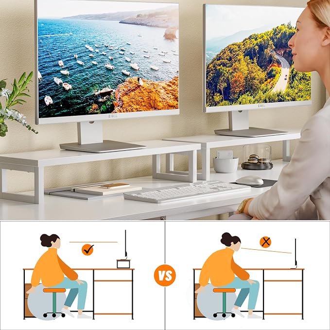 Furologee White 59” L Shaped Desk - Image 8