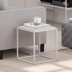 Furinno Moretti Side Table, 1-Tier Stackable Metal Frame End Table, Night Stand - Image 2
