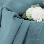 Tollpiz Sheer Tier Curtain Linen Textured Half Kitchen Curtains Sheer Light - Image 4