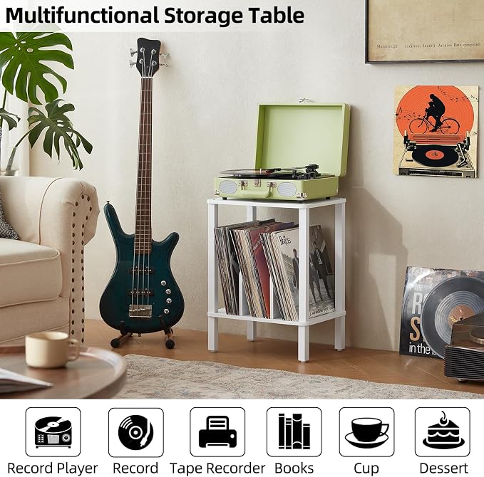 LELELINKY 2-Tier Record Player Stand - Image 7