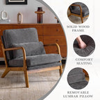 Karl home Mid Century Modern Accent Chair - Image 4