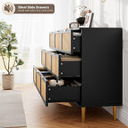 GarveeHome Rattan 9 Drawer Dressers - Image 6