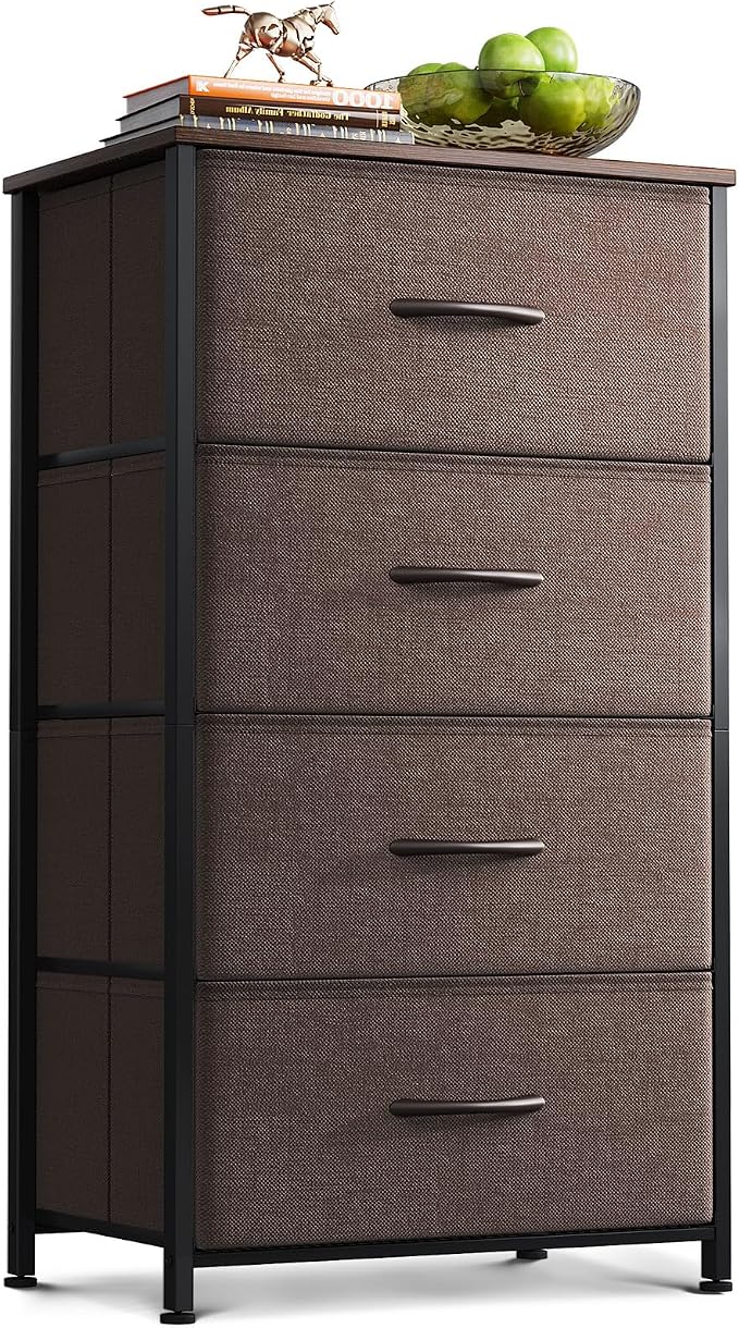 AODK Dresser for Bedroom with 4 Storage Drawers, Small Dressers Chest of by AODK
