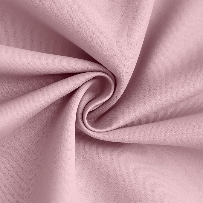 Yakamok Pink 100% Blackout Curtains 84 Inches Long - Image 3