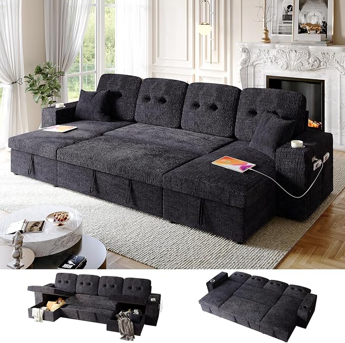 Modular Sectional Sleeper Sofa Bed, Couches by Bonroyo-FindYourPlace