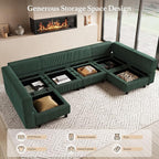 Belffin U Shaped Sectional Sofa Couch Modular Sectional Sofa - Image 3