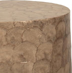 East at Main Capiz Shell Side Table – Tea Brown Accent Table, Small Decorative - Image 6