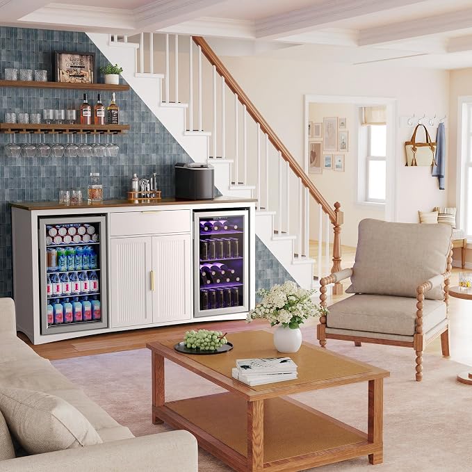 GDLF 70.1" Long Coffee Bar Cabinet - Image 4