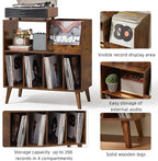 LELELINKY Large Record Player Stand, Turntable Stand - Image 6
