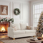 Apicizon Modern 63" Loveseat Sofa Couch - Image 8