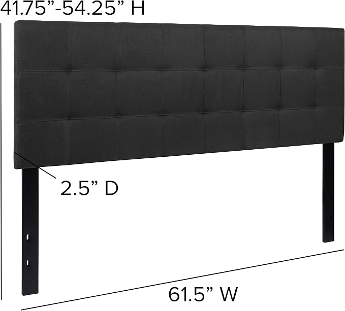 Flash Furniture Bedford Tufted Upholstered Headboard - Image 2