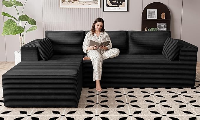 106" Cloud Sectional Boneless Couches by GRUSIGN