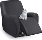 ANARACHON Leather Look Recliner Chair Covers, 4-Pieces Stretch Recliner Cover by ANARACHON