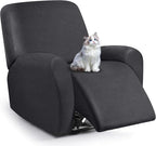 ANARACHON Leather Look Recliner Chair Covers, 4-Pieces Stretch Recliner Cover by ANARACHON