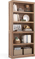 LINSY HOME 5-Shelf Bookcase, Bookshelves Floor Standing Storage Shelves 68 in by LINSYHOME