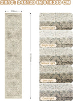 Runner Rug 2x10, Washable Rugs for Entryway Rug, Bathroom Bedroom - Image 2