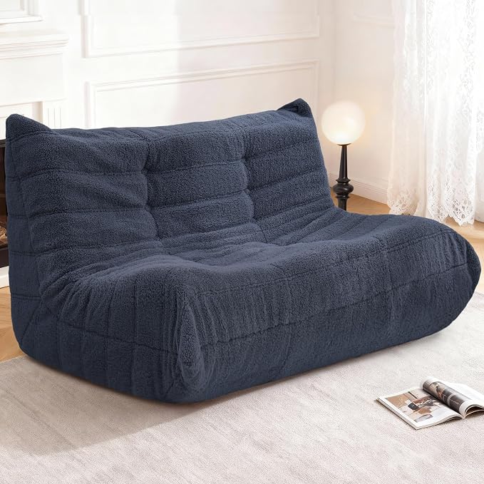 Bean Bag Loveseat Chair Big Sofa Beanbag Chair by Cansunna