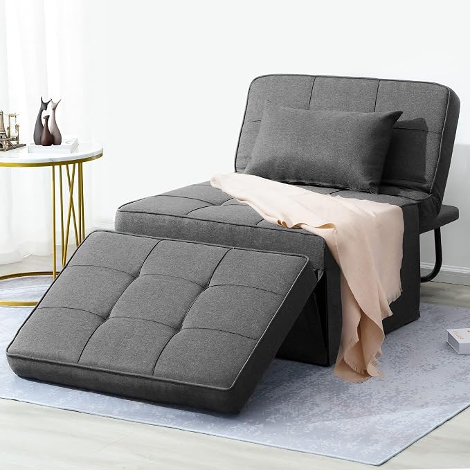 BIGSYY Sofa Bed, Dark Grey - Image 6