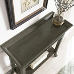 Topol Tray Edge Solid Wood Console Table - Image 7