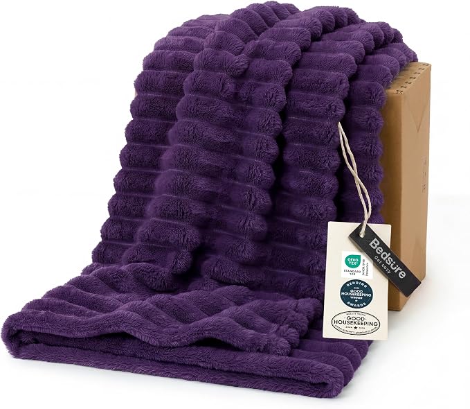 Bedsure Soft Purple Throw Blanket by Unknown