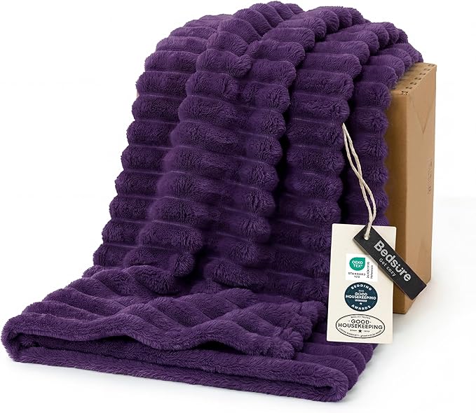 Bedsure Soft Purple Throw Blanket by Unknown