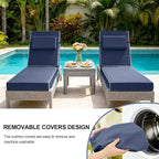 Chaise Lounge Cushions Outdoor 72x21x6 Inch, Fade Resistant 6'' Thicken Outdoor - Image 8