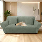 Loveseat Slipcover with 2 Pillow Cover - Image 7