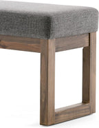 SIMPLIHOME Milltown Large Ottoman Bench - Image 7