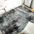 RELEANY Washable 4'x6' Abstract Area Rug by RELEANY