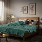 Utopia Bedding Soft Fleece Bed Blanket Queen Size Celadon | Microfiber Plush - Image 8