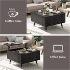 JOINICE Black Lift Top Coffee Table - Image 6