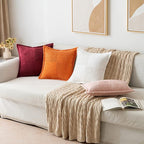 MIULEE Decorative Lumbar Throw Pillow Covers 12x20 Inch White 2 Pack | Boho - Image 8