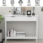 TaoHFE White Narrow Console Table - Image 3