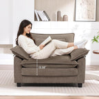 Oversized Accent Chair, Modern Chenille Cloud Sofa Chair - Image 3