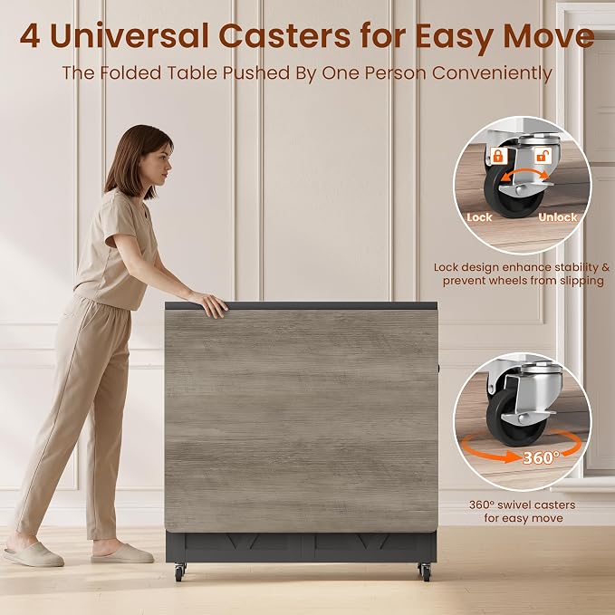 Space Saving Folding Dining Table - Image 7
