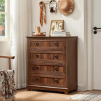 Joaxswe Farmhouse 4 Drawer Dresser - Image 12