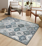 Lahome Moroccan Washable Living Room Rug, 5x8 Rugs by Lahome