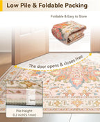 RELEANY Area Rugs 2'6"x14' Runner Rug Non Slip Washable - Image 4