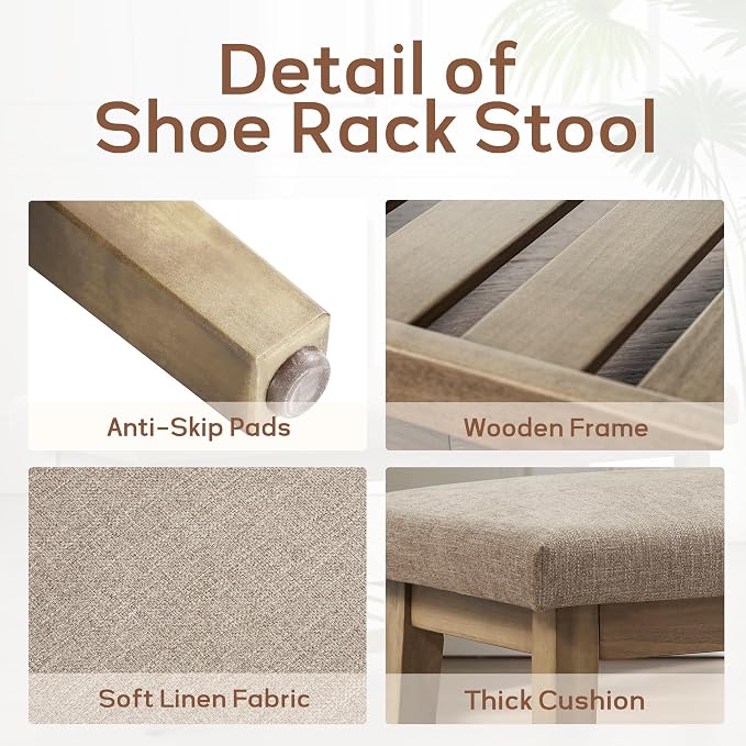 Zihanhome Entryway Shoe Bench - Image 8