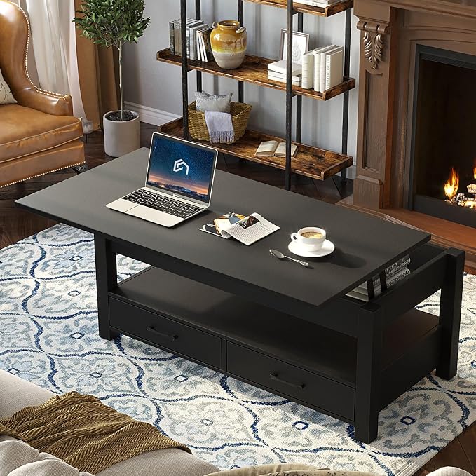 Rolanstar Coffee Table, Lift Top Coffee Table - Image 2