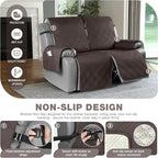 TAOCOCO 100% Waterproof Oversized Loveseat Recliner Cover, Non Slip Split Couch - Image 5