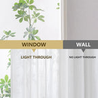 MYSKY HOME Natural Curtains for Living Room 1 Panel - Image 7