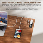 TEMI Small Computer Desk Folding Table - Image 5